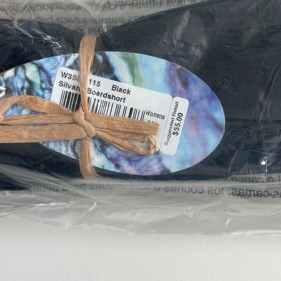 NWT PrAna Women’s Black Silvana Board Shorts w/ Drawstring - Size X-Large - Picture 8 of 8